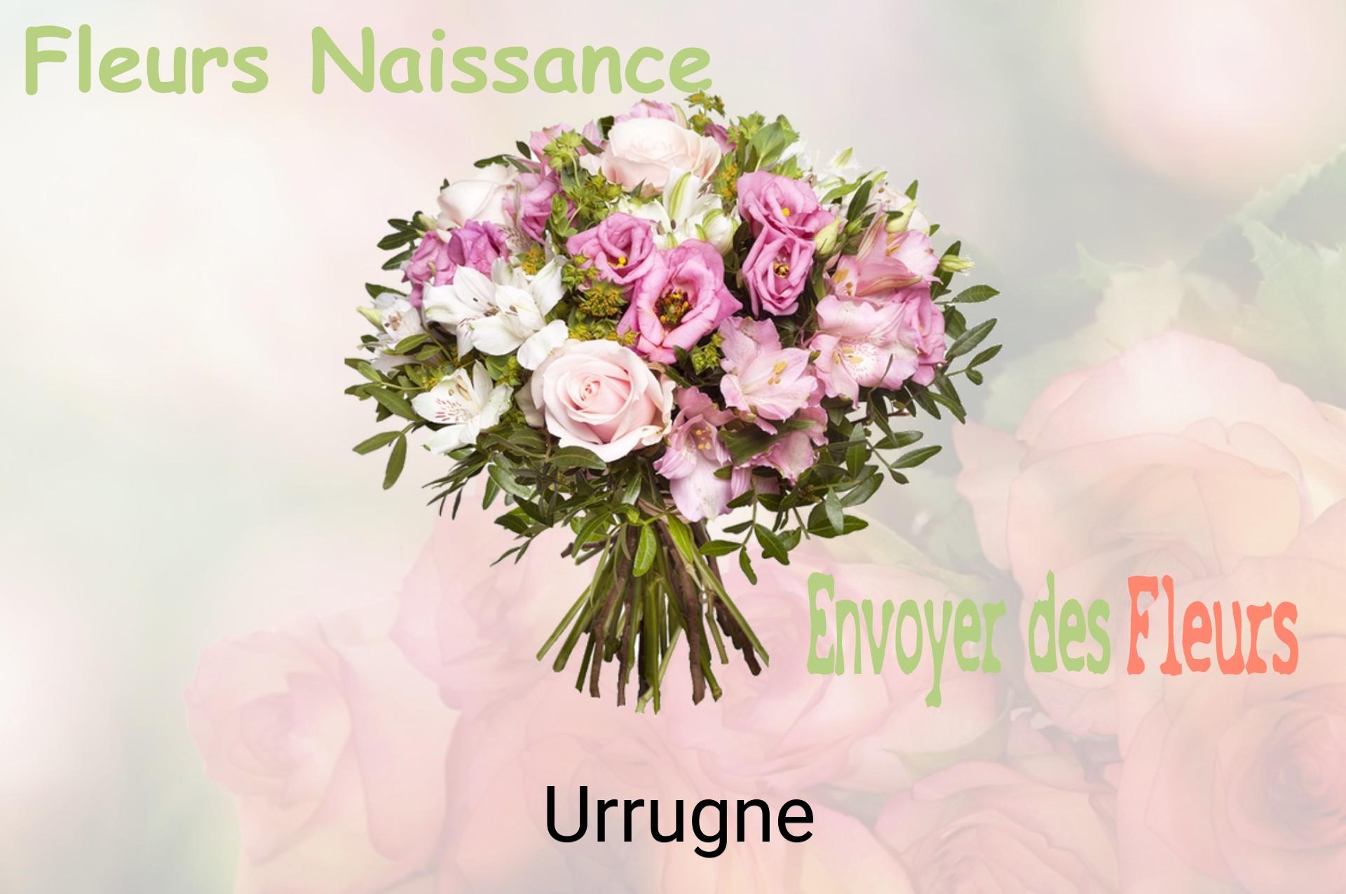 Bouquet de fleurs de naissance livré à Urrugne
